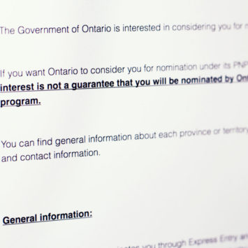 OINP: Como funciona a Notification of Interest e a nomeação provincial de Ontario
